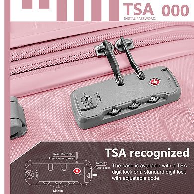 Merax Luggage Sets 6 Piece with Duffel Bags, Hardside Expandable Suitcases with Spinner Wheels