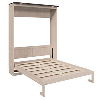 Merax Queen Size Murphy Bed with LED