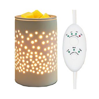 Ceramic Electric Wax Melt Warmer Candle Lamp Fragrance Melter Home Decor Gift