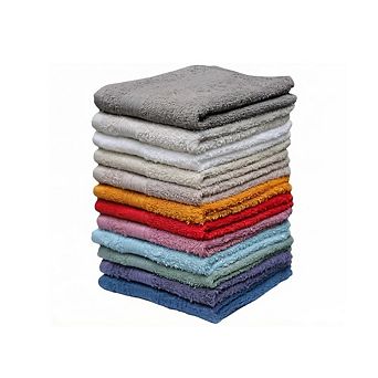 Great Ambitions 12-Pack 13"x13" Cotton Washcloths, Soft & Absorbent, Assorted Colors