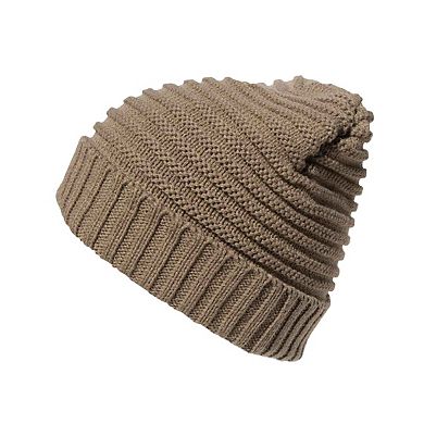 Result Winter Essentials Unisex Adult Braided Fleece Lined Beanie