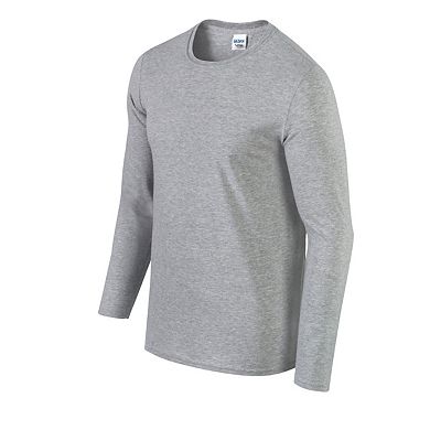 Gildan Unisex Adult Softstyle Polycotton Long-Sleeved T-Shirt