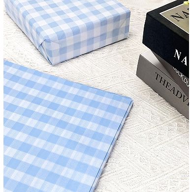 100 Sheets of Checkered Pattern Tissue Paper 14x20 inches Gift Wrapping Craft