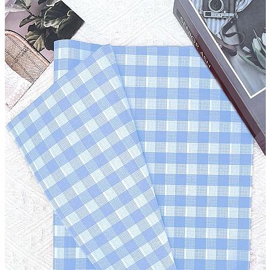 100 Sheets of Checkered Pattern Tissue Paper 14x20 inches Gift Wrapping Craft