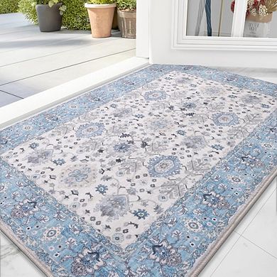 Area Rug Soft, Washable, Non-Slip Entrance Rug