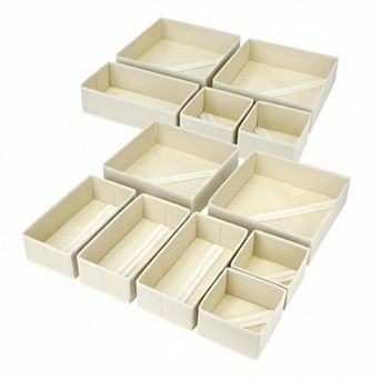 Drawer Organizer Clothes Foldable Fabric Bins Dividers for Underwear Sock Storage