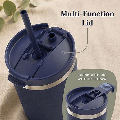 Stainless Steel Vacuum Insulated Tumbler: Leak-proof, 29hr Cold, Cupholder-friendly (Multi-function