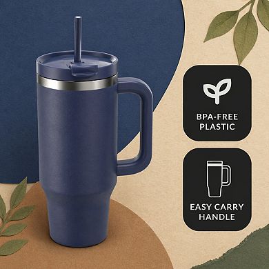 Stainless Steel Vacuum Insulated Tumbler: Leak-proof, 29hr Cold, Cupholder-friendly (Multi-function