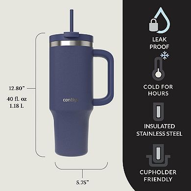 Stainless Steel Vacuum Insulated Tumbler: Leak-proof, 29hr Cold, Cupholder-friendly (Multi-function