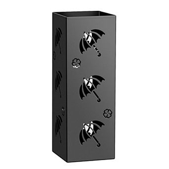 Compact Metal Umbrella Stand Entryway Storage Rust-Resistant Sturdy
