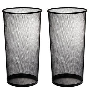 2 Pack Large Metal Mesh Umbrella Stand Freestanding Bucket for Canes/Walking Sticks Entryway Home