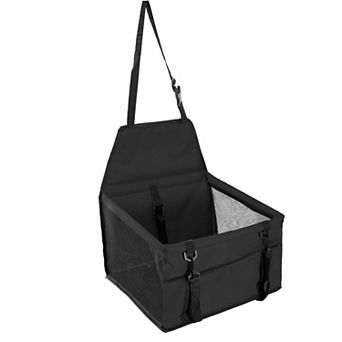Foldable Dog Booster Car Seat with Safety Leash