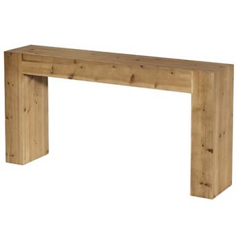 Farmhouse Entryway Table, Fir Wood Console Table for Hallway Living Room