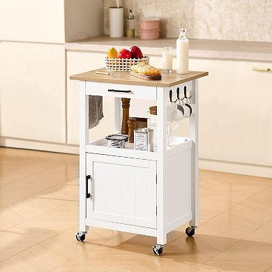 Versatile Kitchen Island with Drawers, Cabinets, and Multi-Use Workspace