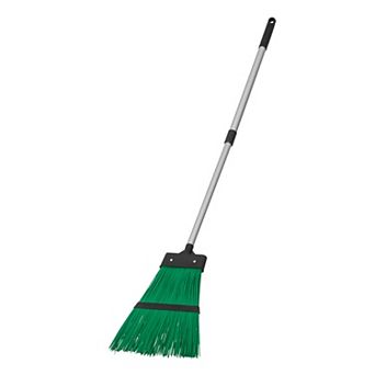Extendable Long Handle Garden Leaf Broom Cleaning Tool for Leaves Grass & Debris For Lawn & Walkway