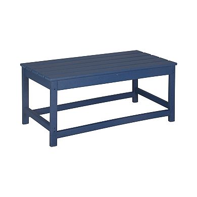 Westintrends 3-piece Outdoor Adirondack Coffee And Side Table Set