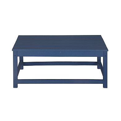 Westintrends 3-piece Outdoor Adirondack Coffee And Side Table Set