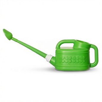 Plastic 1-Gallon Watering Can with Spout and Handle for Indoor & Outdoor Plant Care & Maintenance