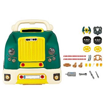 Kids Car Engine Repair Toy with Lights, Sounds, and 60 Tool Accessories