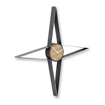Decorative Round Wall Clock for Living Room Bedroom and Entryway with Clear Time Display
