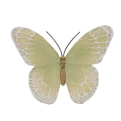 3PC Butterfly Figurine Tabletop Decor with Detailed Wing Patterns for Mantel, Console