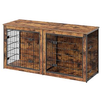 Multi-Functional Dog Crate Furniture with Spacious Interior, Adjustable Feet, Modern Home Design