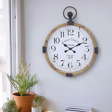 Large Wall Clock for Home Decor Easy Read Display for Living Room Bedroom Decorative Wall Decor