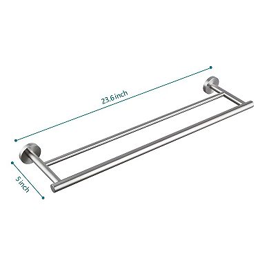 Wall Mounted Storage Rack Stainless Steel Shelf for Bathroom Kitchen Use