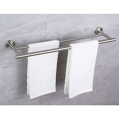 Wall Mounted Storage Rack Stainless Steel Shelf for Bathroom Kitchen Use
