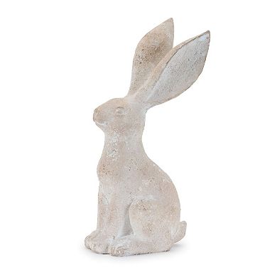 Set of 4 Rabbit Figurine Tabletop Decor with Long Ear Design for Indoor Display, Mantel, Console