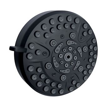 Multi-Function Shower Head with Swivel Ball and Silicone Nozzles, Rust-Resistant
