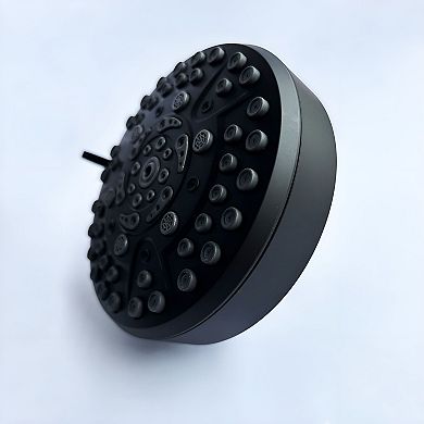 Multi-Function Shower Head with Swivel Ball and Silicone Nozzles, Rust-Resistant