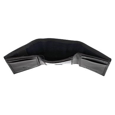 Steve Madden Men's Glove Leather RFID Trifold Wallet