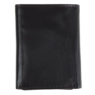 Steve Madden Men's Glove Leather RFID Trifold Wallet
