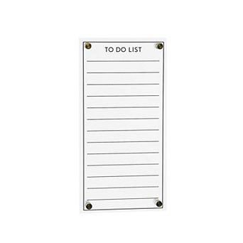 To Do List Acrylic Wall Board Dry Erase Vertical Planner- Office Desk Study Room or Home Workspace