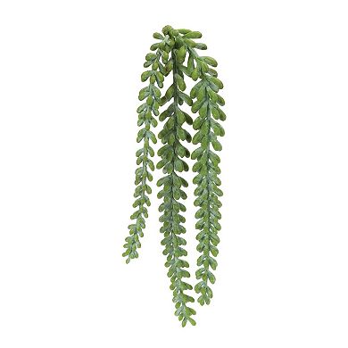 12Pc Succulent Stems Green Foliage Sprays for Hanging Baskets and Home Decor