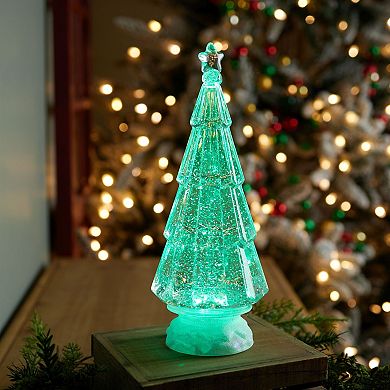 Tabletop LED Christmas Tree Decor USB or Battery, Timer Light, Holiday Mantel Decor