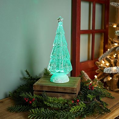 Tabletop LED Christmas Tree Decor USB or Battery, Timer Light, Holiday Mantel Decor