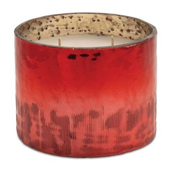 Scented Glass Candle with Fir Fragrance for Tabletop and Shelf Home Decor Styling