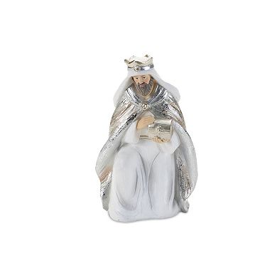 Set of 6 Nativity Figurine Tabletop Decor for Christmas Mantel and Shelf Display