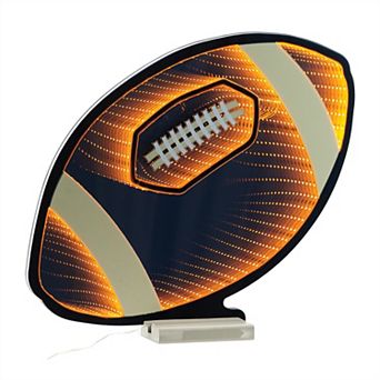 Football Shaped LED Lamp Acrylic Desk Shelf Light for Fan Cave Decor