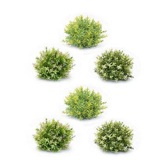 Set of 6 Half Orb Decorative Domes Tabletop Display Pieces for Bowls Trays and Home Styling