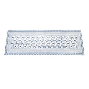 Spring Dining Table Runner Bird Pattern Farmhouse Table Decor