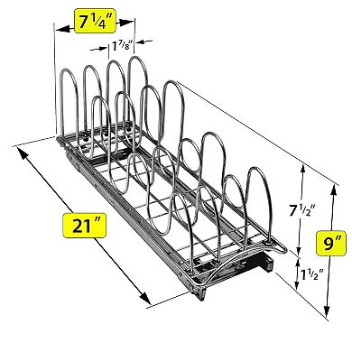 Pull-Out Lid & Tray Organizer