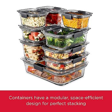 4.7 Cup Glass Container Set