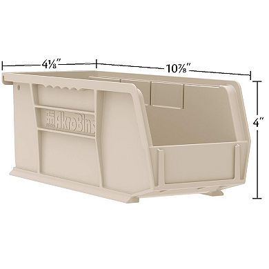 Black Stackable Bins 12 Pack
