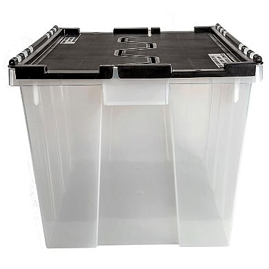 Clear Lock Lid Storage Bin