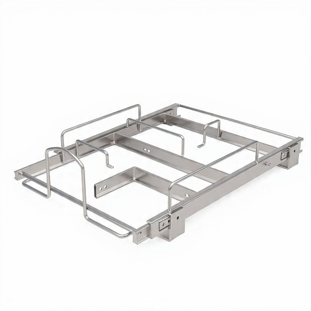 2 Tier Cabinet Pull Out Rack