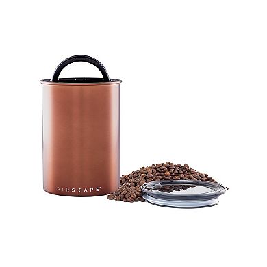 Copper Airless Coffee Canister