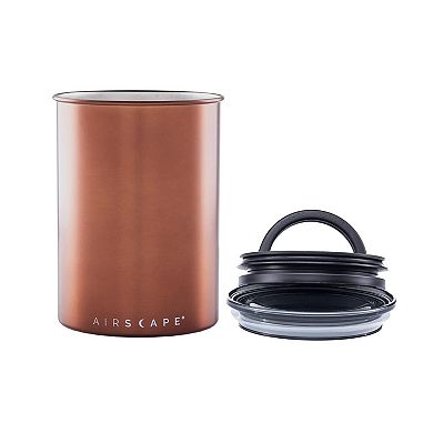 Copper Airless Coffee Canister